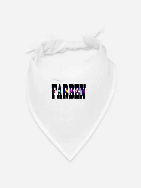 FARBEN - Bandana Dreieckstuch - Weiß