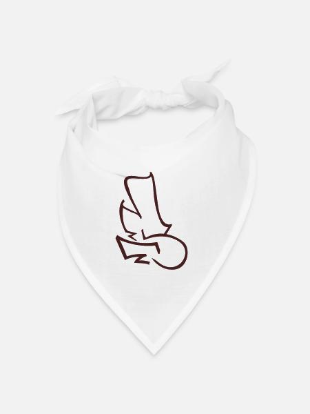 S Tup - Bandana Dreieckstuch - Weiß