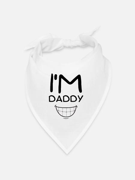 I´m Daddy - Bandana Dreieckstuch - Weiß