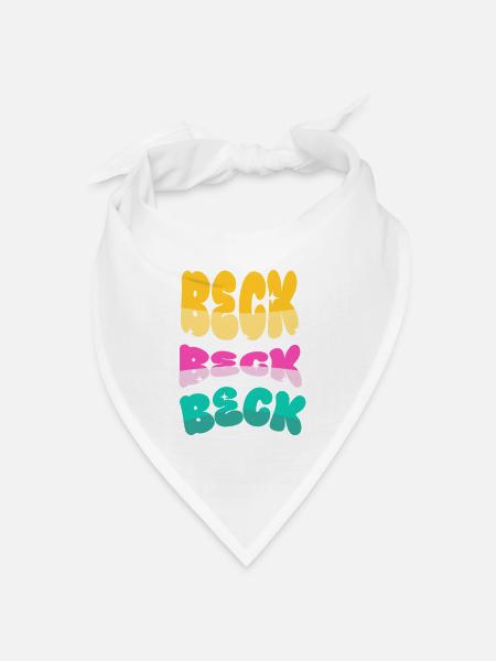 Beck - Bandana Dreieckstuch - Weiß
