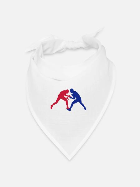 ringkampf - Bandana Dreieckstuch - Weiß