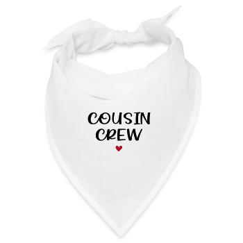 Cousin Squad / Cousin Crew / Cousinen - Bandana Dreieckstuch - Weiß - Vorne