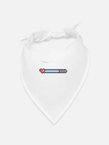 Trans Ladebalken - Bandana Dreieckstuch - Weiß