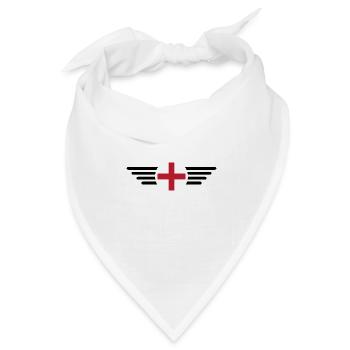 England Essence T-Shirt - Bandana Dreieckstuch - Weiß - Vorne