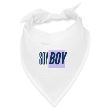 Soy Boy - Soja Bub - Veggie Design - Bandana Dreieckstuch - Weiß - Vorne