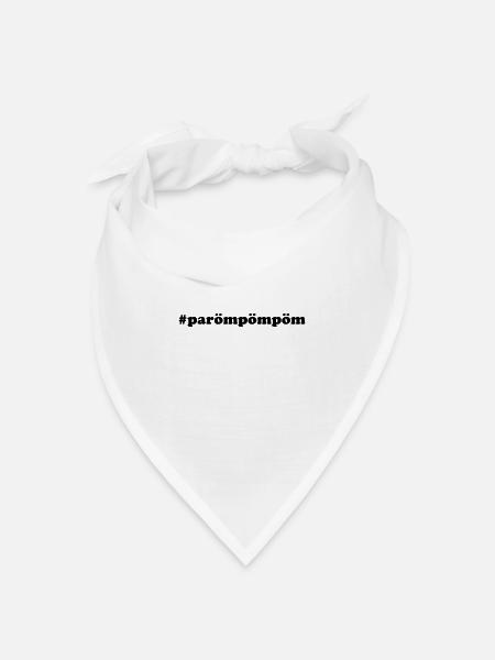 PaRömPömPöm - Bandana Dreieckstuch - Weiß