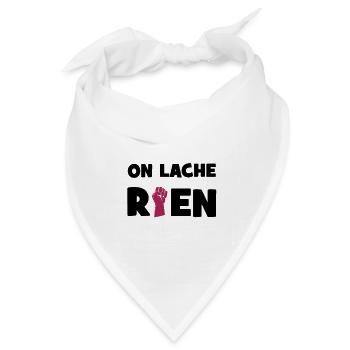 Wir verlieren nichts! - Bandana Dreieckstuch - Weiß - Vorne