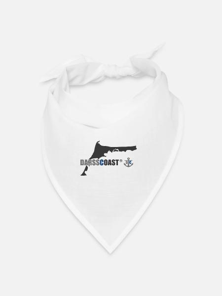 Darss Coast - Dein Statement für den Darß - Bandana Dreieckstuch - Weiß