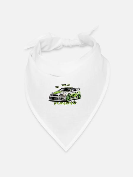 Mein Ding ist Tuning - Bandana Dreieckstuch - Weiß