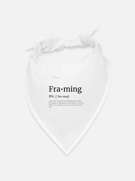 Framing - Bandana Dreieckstuch - Weiß