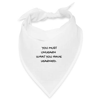 Cinema / Film / Zitat / TV-Serie - Bandana Dreieckstuch - Weiß - Vorne