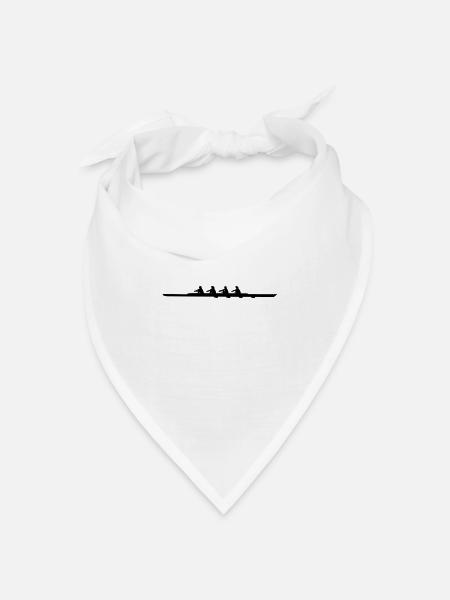 Rudern 4er, Vierer Frauen - Bandana Dreieckstuch - Weiß