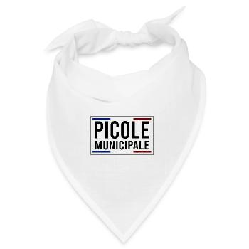Städtische Picole - Bandana Dreieckstuch - Weiß - Vorne
