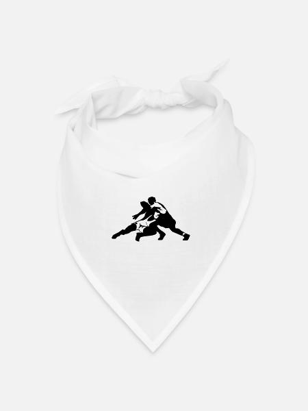 RINGEN - Bandana Dreieckstuch - Weiß