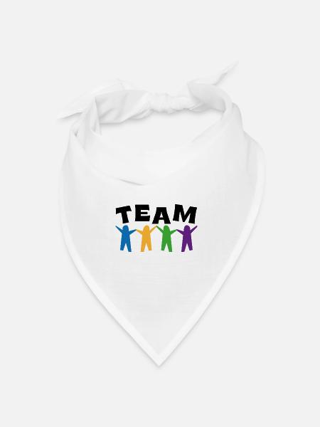 Team - Bandana Dreieckstuch - Weiß