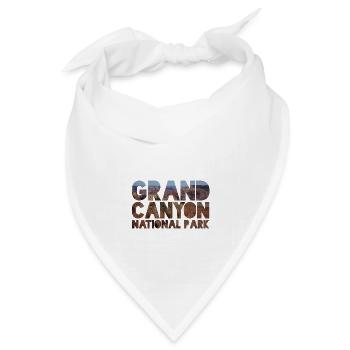 Grand Canyon Nationalpark - Bandana Dreieckstuch - Weiß - Vorne