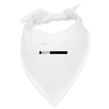 Streifen Squad Anführer Team - Bandana Dreieckstuch - Weiß - Vorne
