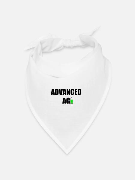 Advanced Age - Bandana Dreieckstuch - Weiß