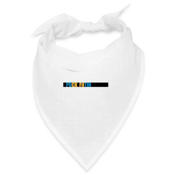puck futin Logo Design - Bandana Dreieckstuch - Weiß - Vorne