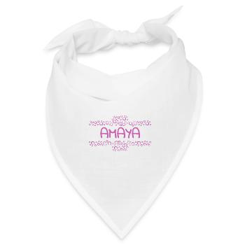Baby Amaya - Bandana Dreieckstuch - Weiß - Vorne