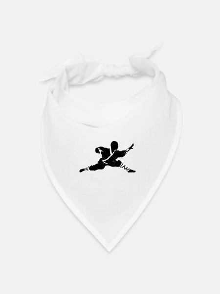 Kung fu - Bandana Dreieckstuch - Weiß