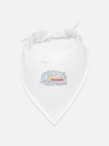 World Rally Racing - Bandana Dreieckstuch - Weiß