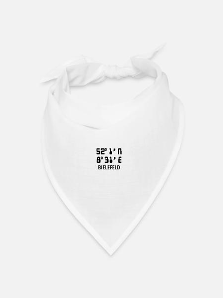 Bielefeld - Bandana Dreieckstuch - Weiß