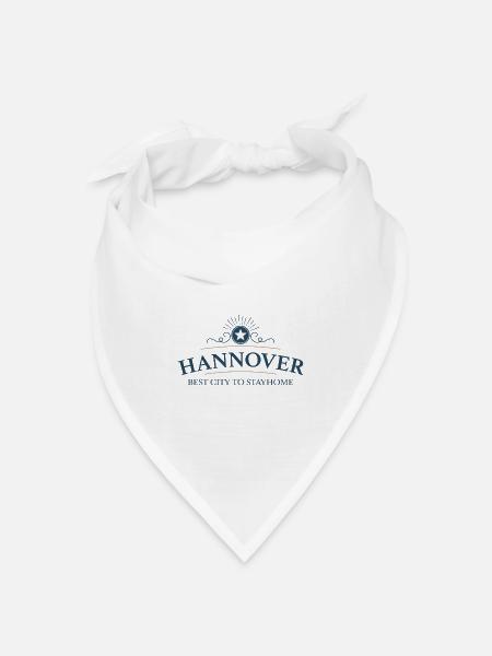 Hannover - Bandana Dreieckstuch - Weiß