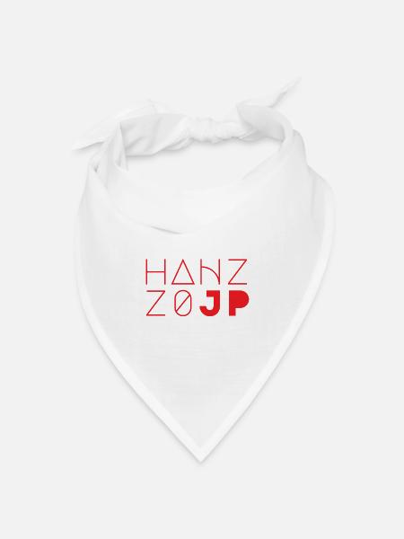 HANZZO - Bandana Dreieckstuch - Weiß