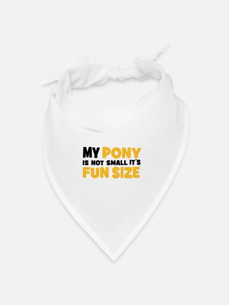 Pony - Bandana Dreieckstuch - Weiß