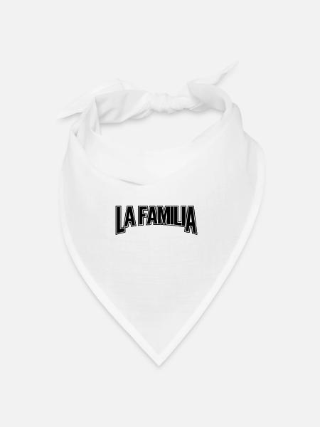LA FAMILIA - Bandana Dreieckstuch - Weiß