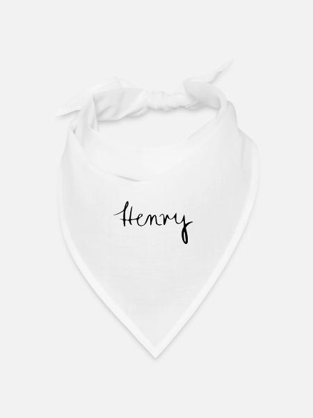 Henry - Bandana Dreieckstuch - Weiß