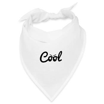 cool Cool - Bandana Dreieckstuch - Weiß - Vorne