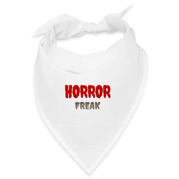 Horror Freak Grafikdruck - Bandana Dreieckstuch - Weiß - Vorne