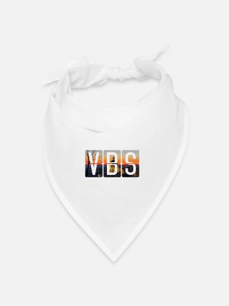 Flughafen Brescia VBS - Bandana Dreieckstuch - Weiß