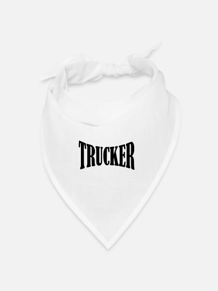 trucker shirt - Bandana Dreieckstuch - Weiß