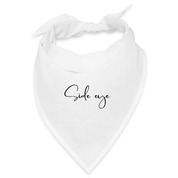 Side - Jugendwort - Bandana Dreieckstuch - Weiß - Vorne