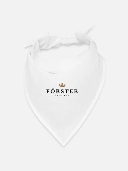 Förster - Bandana Dreieckstuch - Weiß