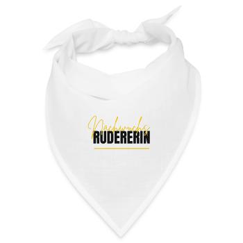 Nachtwuchs Ruderin - Bandana Dreieckstuch - Weiß - Vorne
