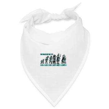 RPG-Regeln: Heroische Entwicklung - Bandana Dreieckstuch - Weiß - Vorne