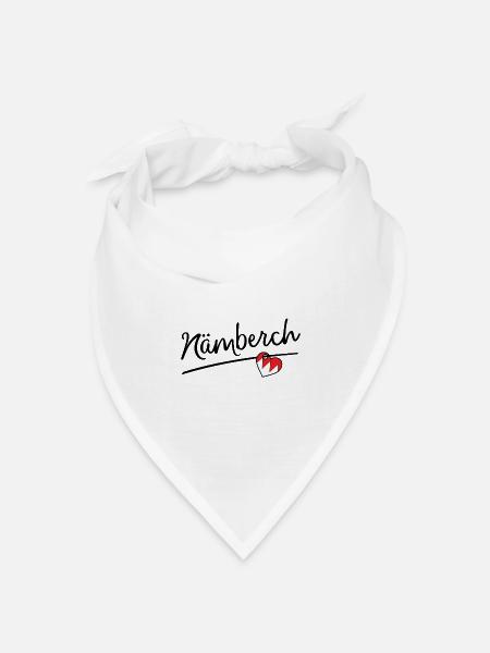 Nämberch - Bandana Dreieckstuch - Weiß