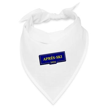 Apres Ski 2026 - Bandana Dreieckstuch - Weiß - Vorne