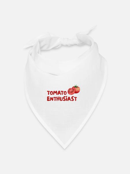 Tomato Enthusiast Graphic Tee - Bandana Dreieckstuch - Weiß