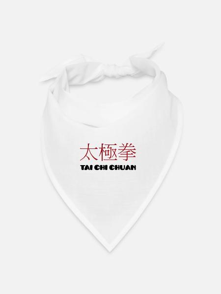Tai Chi Chuan - Bandana Dreieckstuch - Weiß