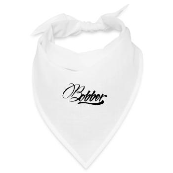 bobber motorrad biker chopper sticker aufkleber - Bandana Dreieckstuch - Weiß - Vorne