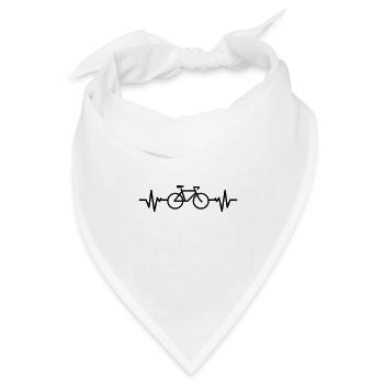 Radfahren / Radfahren - Bandana Dreieckstuch - Weiß - Vorne