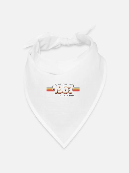 1967 Die Geburt der Legenden - Bandana Dreieckstuch - Weiß
