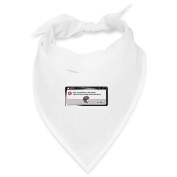 AKTUALISIEREN - Bandana Dreieckstuch - Weiß - Vorne