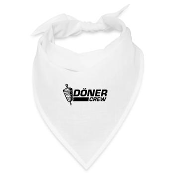 Döner Crew - Bandana Dreieckstuch - Weiß - Vorne