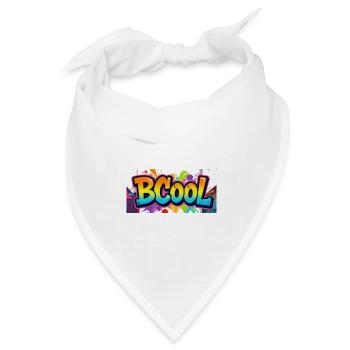 BCOOL Graffiti Neon Splash - Bandana Dreieckstuch - Weiß - Vorne